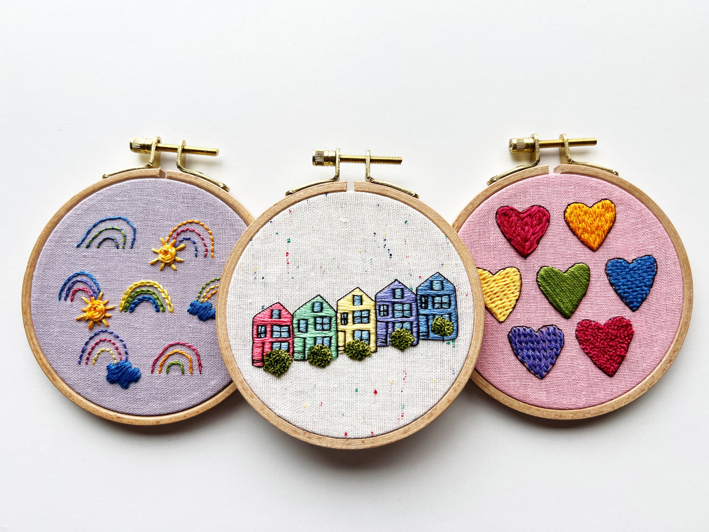Painted Ladies Intermediate Hand Embroidery Kit