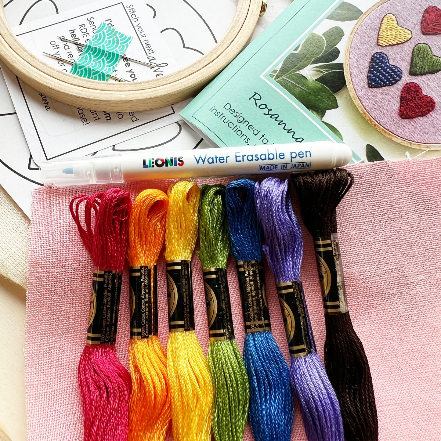 I Heart Stitching Beginner Embroidery Kit