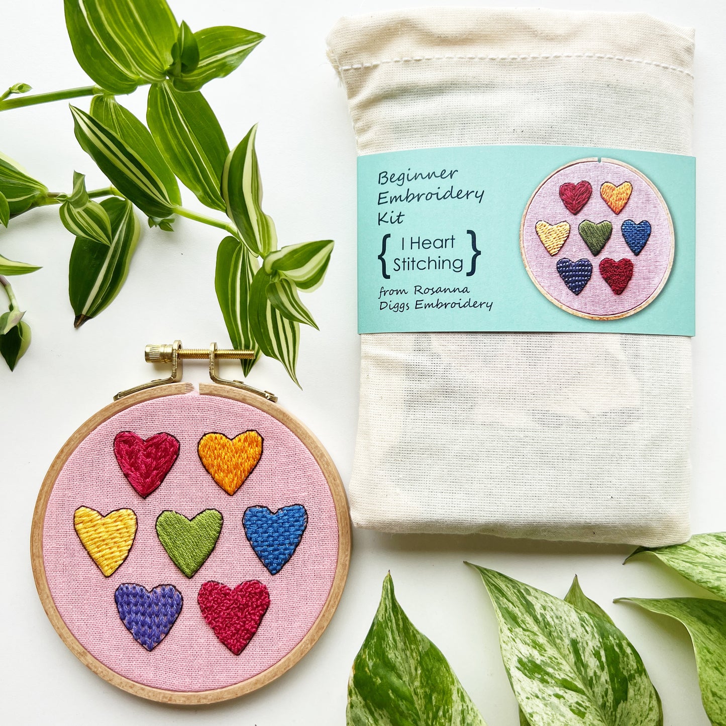 I Heart Stitching Beginner Embroidery Kit
