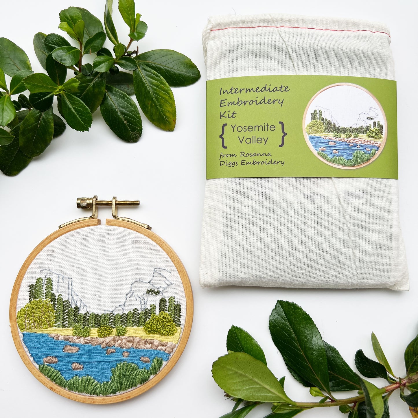 Yosemite Valley: Intermediate Embroidery Kit