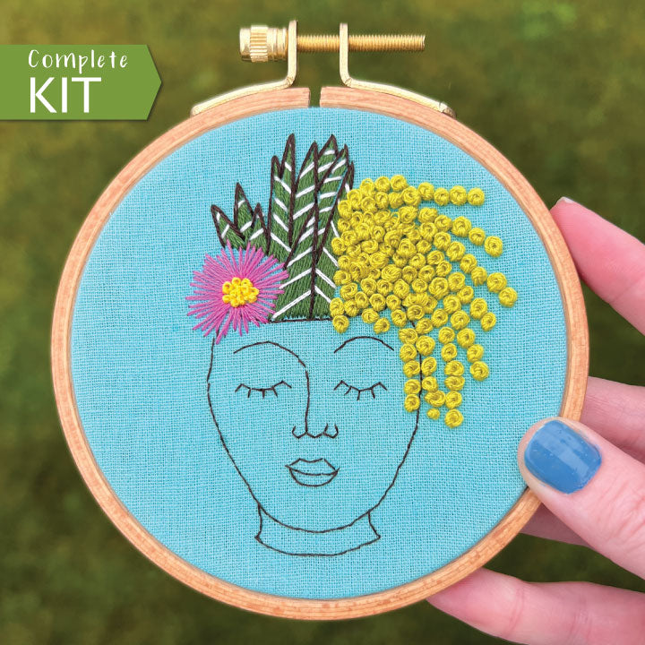 Painted Ladies Intermediate Hand Embroidery Kit – Rosanna Diggs Embroidery