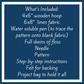 What's Included: 4 x 6 inch wooden hoop, 6x8 inch linen fabric, water soluble pen, full skeins of floss, needle, pattern step by step instructions, felt for backing and project bag to hold it all.