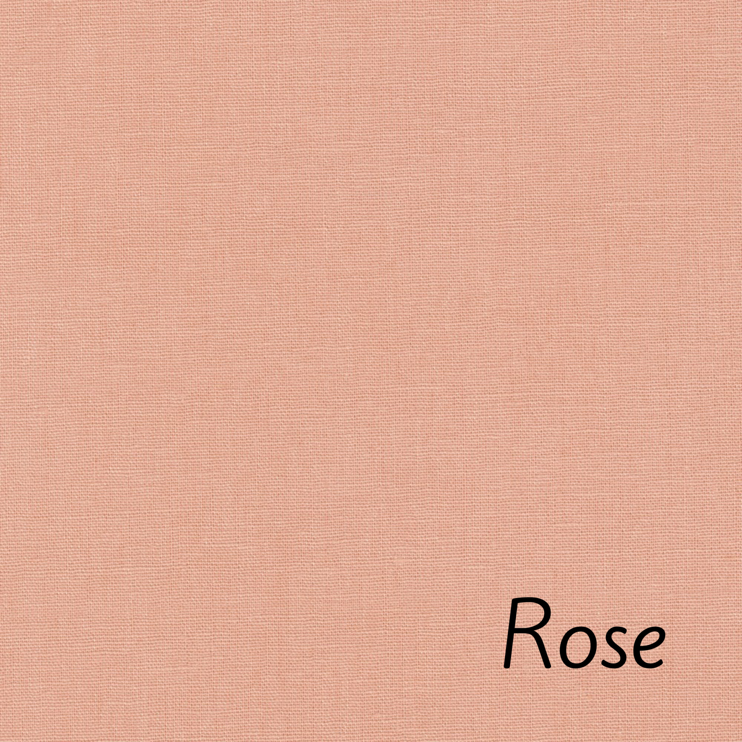 Robert Kaufman Essex Linen Blend Fabric.  55%Linen 45% Cotton.  Color Rose is a solid pink with orange undertones. 
 Available by the cut fat quarter to yard.