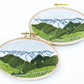 Hurricane Ridge Embroidery PDF includes directions for beginner and advanced versions.