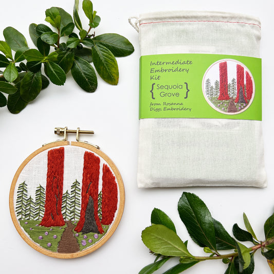 Sequoia Grove: Intermediate Embroidery Kit