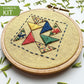 Triangle Tango: Beginner Embroidery Kit