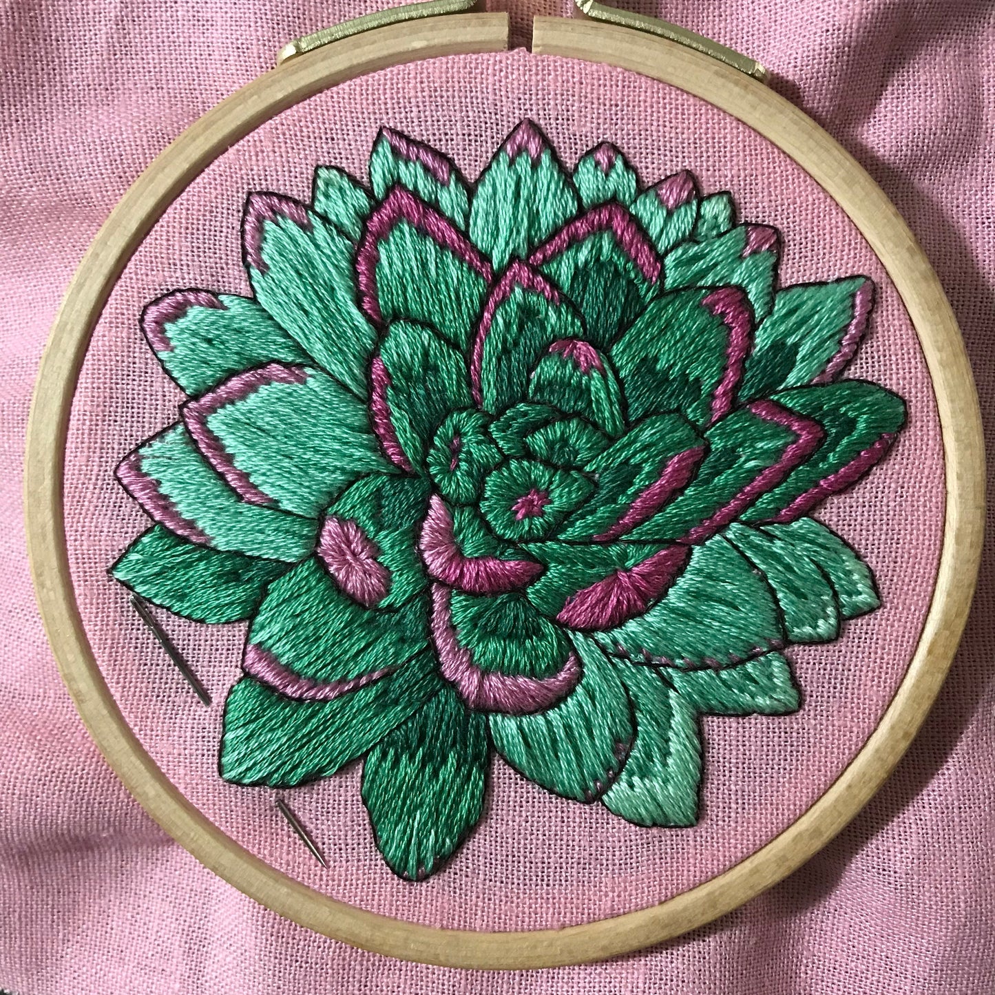 Sweet Succulents: Choose Your Skill Level PDF Embroidery Pattern
