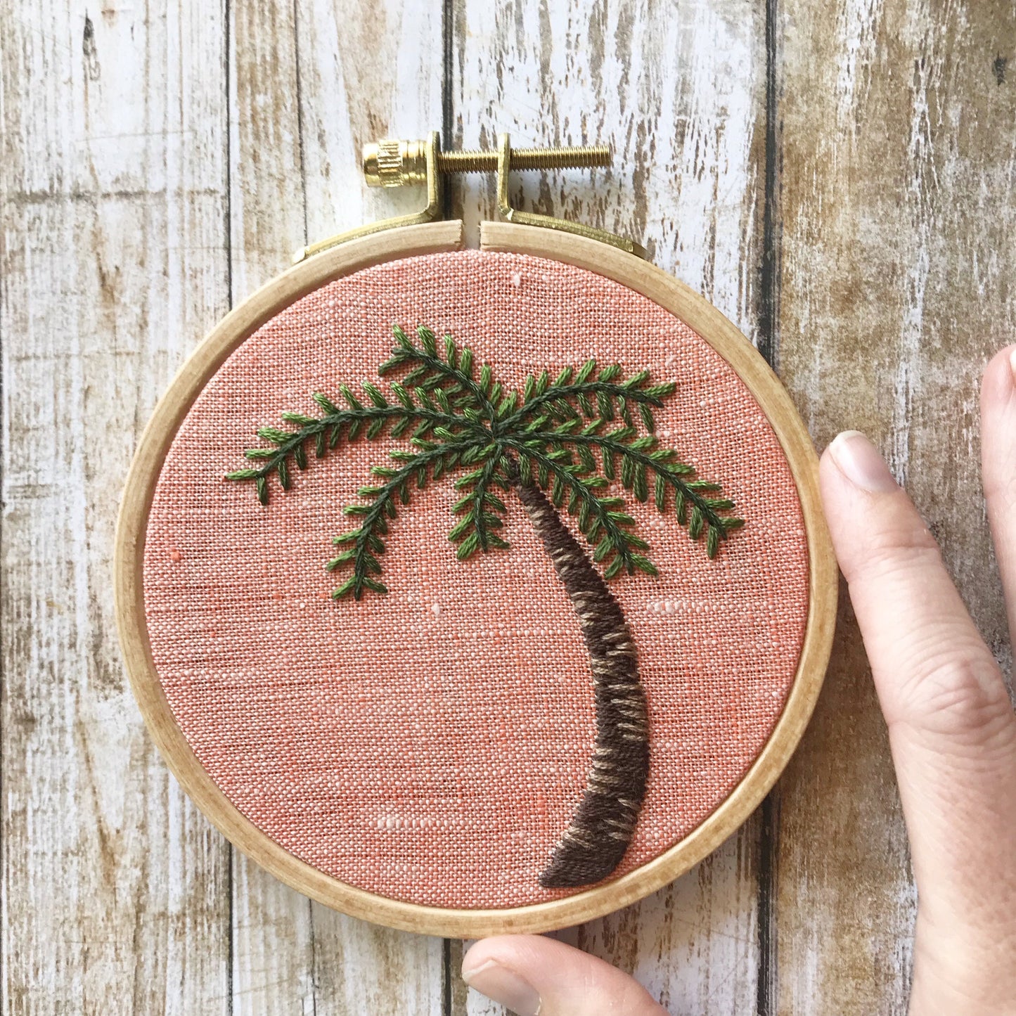 Palm Tree: Beginner PDF Embroidery Pattern