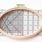 Large Oval Beech Wood Embroidery Hoop: Landscape Orientation