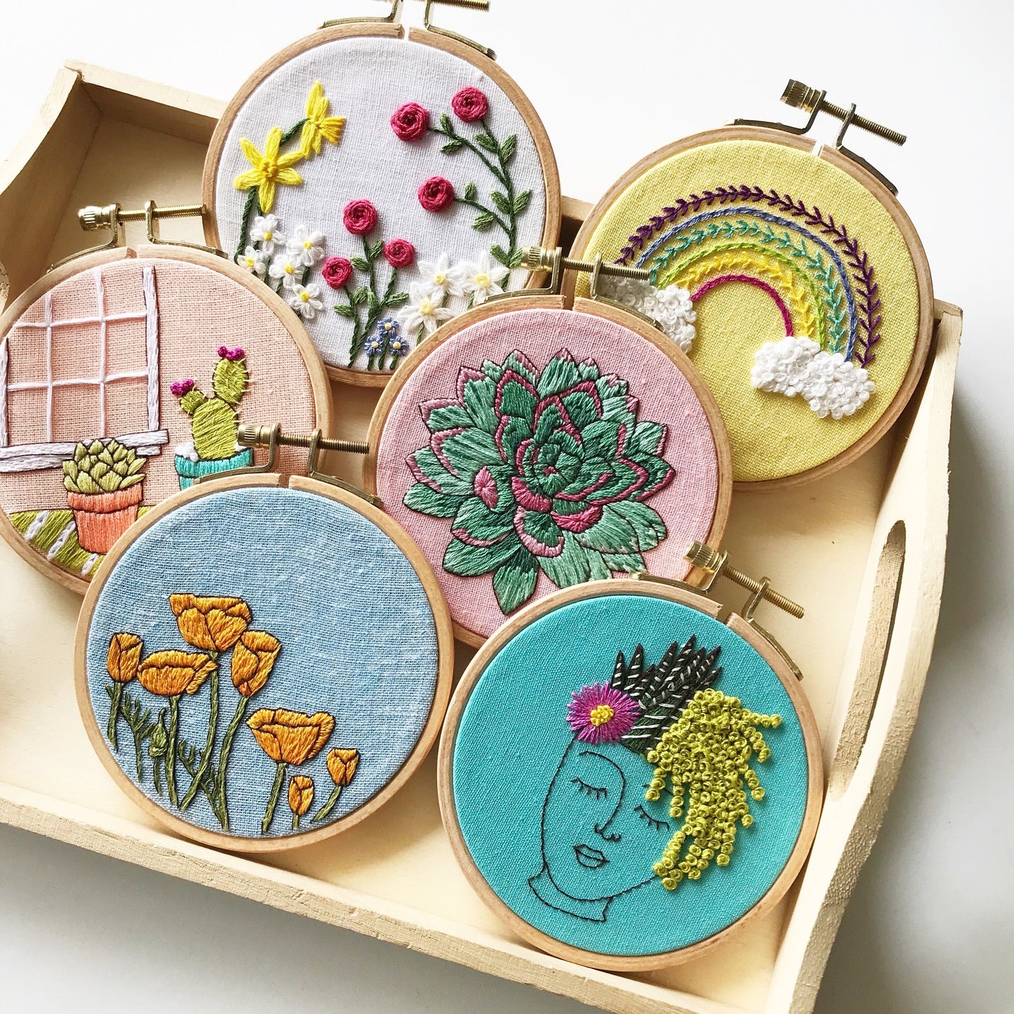 Cozy Cacti: Beginner Embroidery Kit