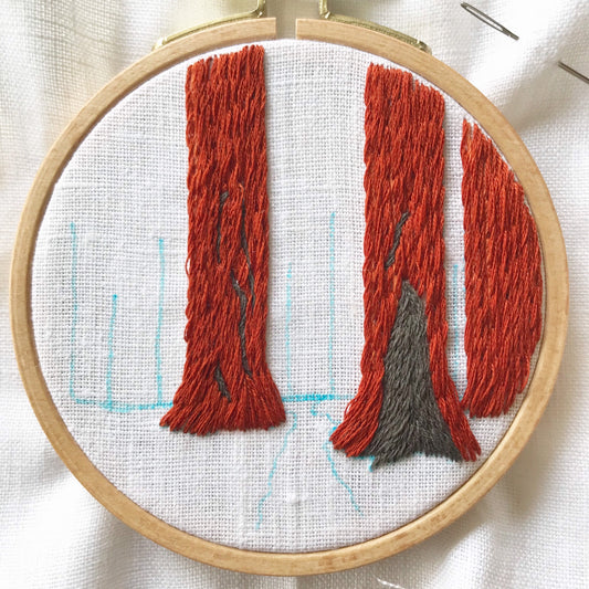 Sequoia Grove: Intermediate PDF Embroidery Pattern