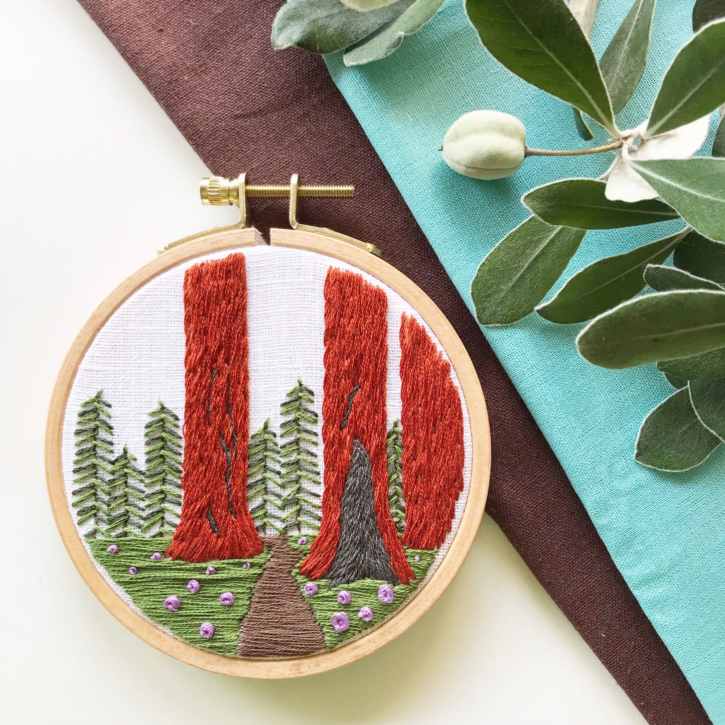 Sequoia Grove: Intermediate PDF Embroidery Pattern