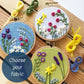 Family Flower Garden: Design Your Own Embroidery Kit