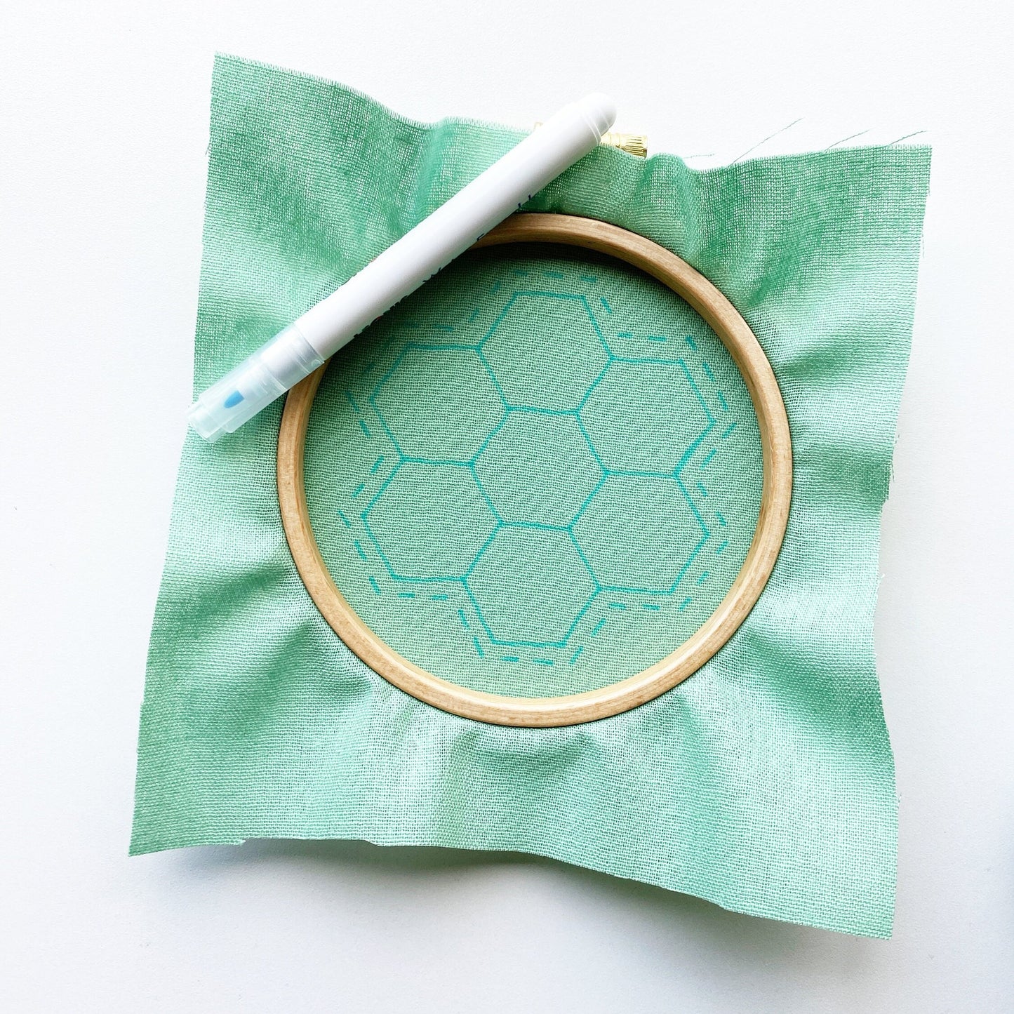 Hexie Harmony: Beginner PDF Embroidery Pattern